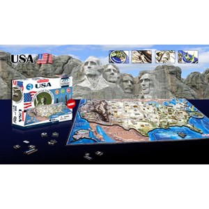 4D Cityscape (40008) - "USA History" - 950 Teile Puzzle