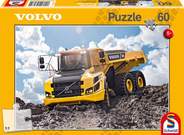 Schmidt Spiele (56285) - "Volvo A30G" - 60 Teile Puzzle