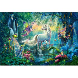 Schmidt Spiele (56254) - "Im Land der Fabelwesen" - 100 Teile Puzzle