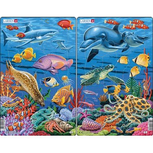 Larsen (H23) - "Coral reefs" - 25 Teile Puzzle