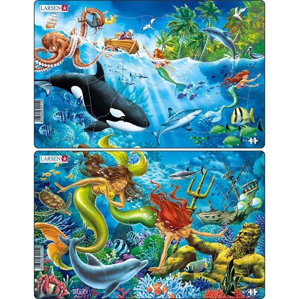 Larsen (U15) - "Mermaids" - 15 Teile Puzzle