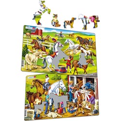 Larsen (U16) - "Horses" - 26 Teile Puzzle