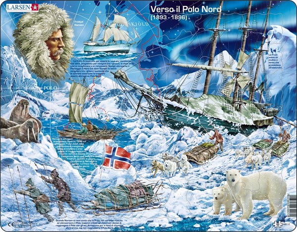 Larsen (NB7-IT) - "Towards the North Pole - IT" - 65 Teile Puzzle