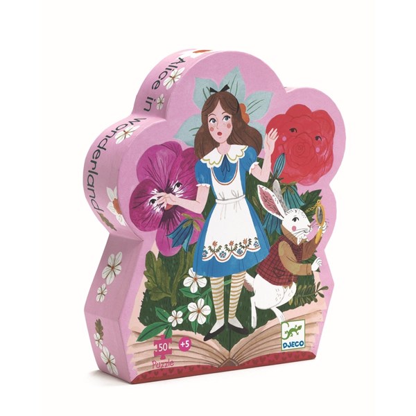 Djeco (07260) - "Alice im Wunderland" - 50 Teile Puzzle