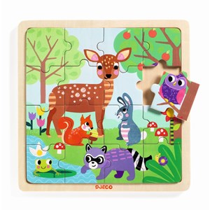Djeco (01812) - "Forest" - 16 Teile Puzzle
