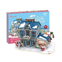 Cubic Fun (P648h) - "Christmas Sweet Hous" - 56 Teile Puzzle