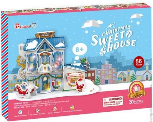 Cubic Fun (P648h) - "Christmas Sweet Hous" - 56 Teile Puzzle