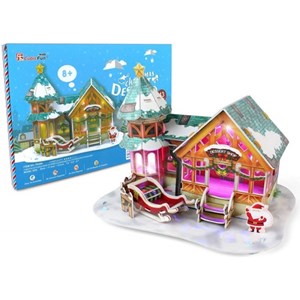 Cubic Fun (P649h) - "Christmas Dessert Shop" - 43 Teile Puzzle