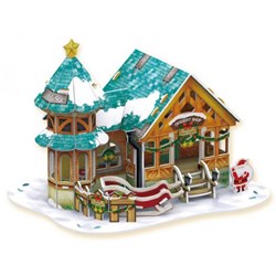 Cubic Fun (P649h) - "Christmas Dessert Shop" - 43 Teile Puzzle