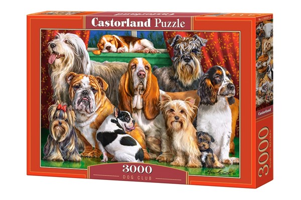Castorland (C-300501) - "Der Hunde-Club" - 3000 Teile Puzzle