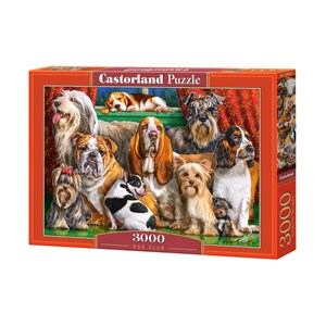 Castorland (C-300501) - "Der Hunde-Club" - 3000 Teile Puzzle