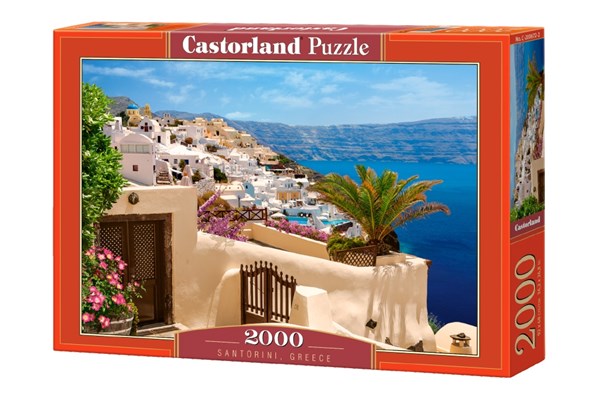 Castorland (C-200672) - "Blick auf Santorin" - 2000 Teile Puzzle