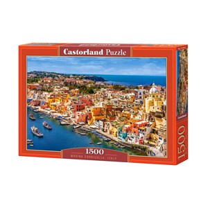 Castorland (C-151769) - "Kleines Fischerdorf in Italien" - 1500 Teile Puzzle