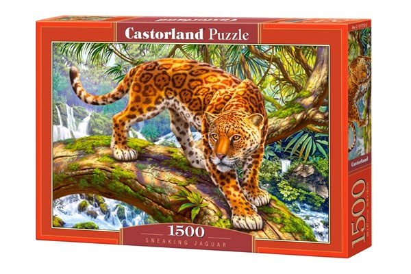 Castorland (C-151752) - "Schleichender Jaguar" - 1500 Teile Puzzle