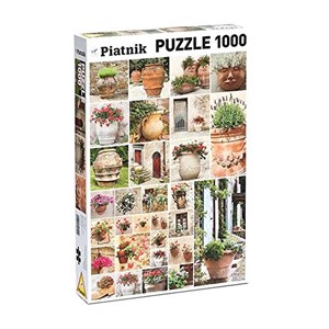 Piatnik (545542) - "Blumentöpfe" - 1000 Teile Puzzle
