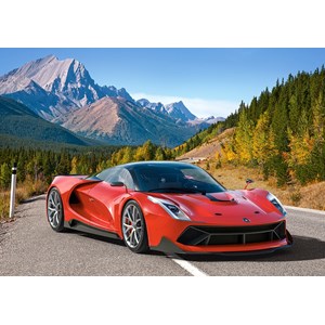 Castorland (B-52967) - "Roter Edelsportwagen" - 500 Teile Puzzle
