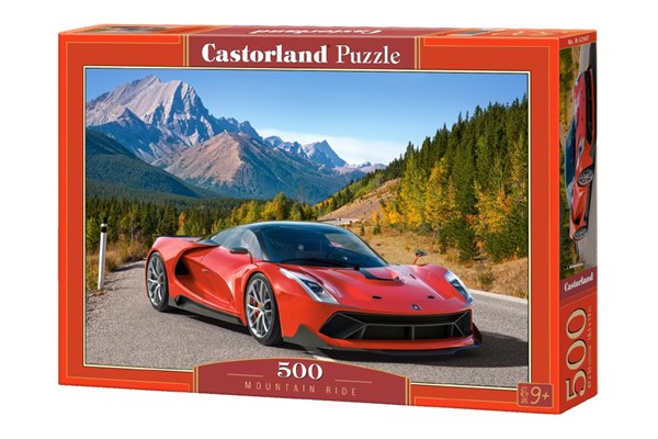 Castorland (B-52967) - "Roter Edelsportwagen" - 500 Teile Puzzle
