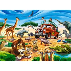 Castorland (B-018390) - "Safari-Abenteuer" - 180 Teile Puzzle
