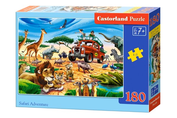 Castorland (B-018390) - "Safari-Abenteuer" - 180 Teile Puzzle
