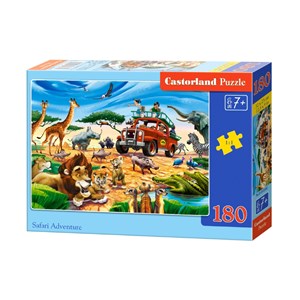 Castorland (B-018390) - "Safari-Abenteuer" - 180 Teile Puzzle