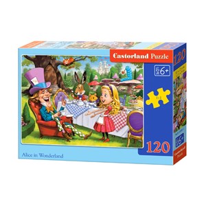 Castorland (B-13456) - "Alice im Wunderland" - 120 Teile Puzzle