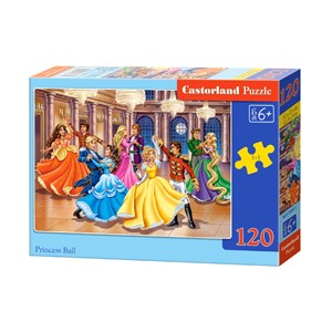 Castorland (B-13449) - "Prinzessin Ball" - 120 Teile Puzzle