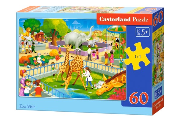 Castorland (B-066155) - "Zoo Visit" - 60 Teile Puzzle
