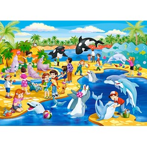 Castorland (B-066148) - "Dolphinarium" - 60 Teile Puzzle