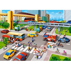 Castorland (B-066131) - "City Rush" - 60 Teile Puzzle