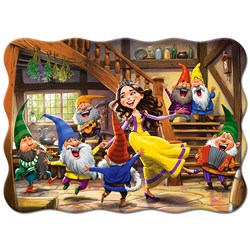 Castorland (B-03754) - "Schneewittchen und die sieben Zwerge" - 30 Teile Puzzle