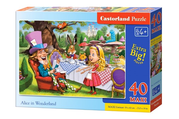 Castorland (B-040292) - "Alice in Alice im Wunderland" - 40 Teile Puzzle