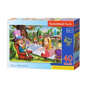 Castorland (B-040292) - "Alice in Alice im Wunderland" - 40 Teile Puzzle