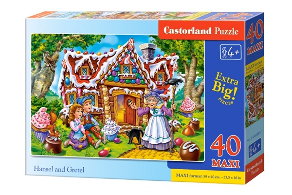 Castorland (B-040285) - "Hansel & Gretel" - 40 Teile Puzzle