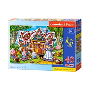 Castorland (B-040285) - "Hansel & Gretel" - 40 Teile Puzzle