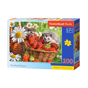 Castorland (B-222025) - "Strawberry Dessert" - 200 Teile Puzzle