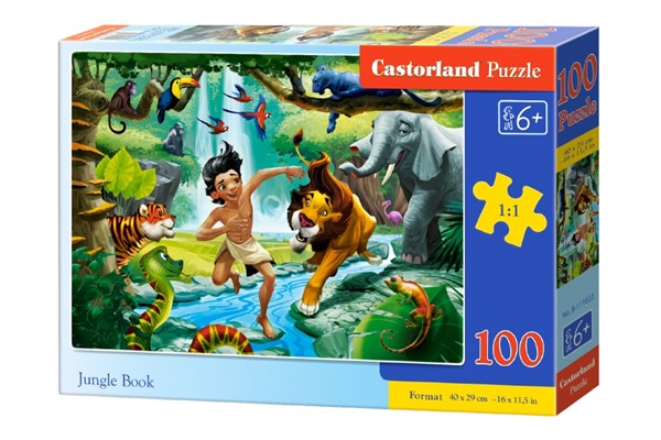 Castorland (B-111022) - "Jungle Book" - 100 Teile Puzzle