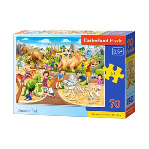 Castorland (B-070046) - "Dinosaurierpark" - 70 Teile Puzzle