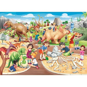 Castorland (B-070046) - "Dinosaurierpark" - 70 Teile Puzzle