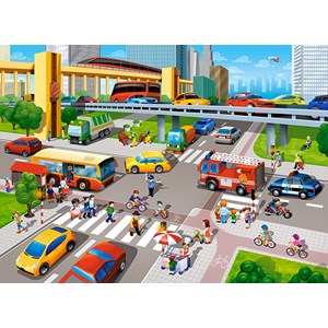 Castorland (B-070039) - "City Rush" - 70 Teile Puzzle