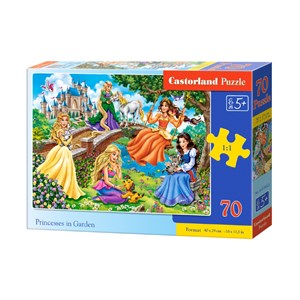 Castorland (B-070022) - "Princesses in Garden" - 70 Teile Puzzle