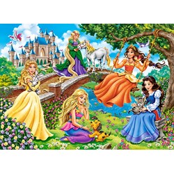 Castorland (B-070022) - "Princesses in Garden" - 70 Teile Puzzle