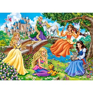 Castorland (B-070022) - "Princesses in Garden" - 70 Teile Puzzle