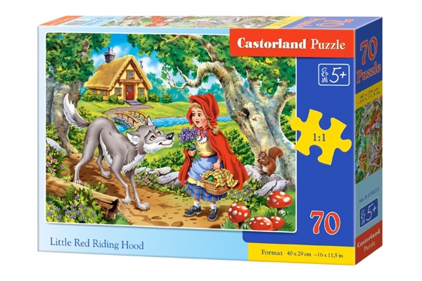 Castorland (B-070015) - "Rotkäppchen" - 70 Teile Puzzle