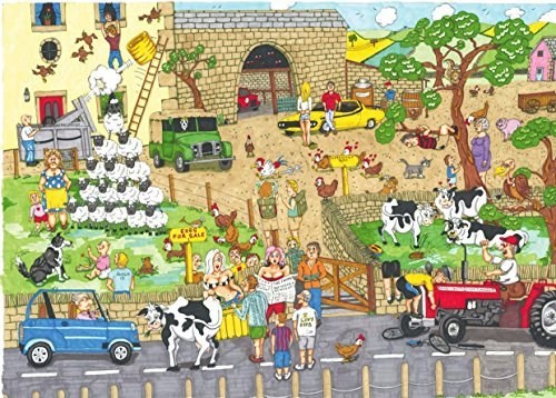 The House of Puzzles (3848) - "Funny Farm" - 1000 Teile Puzzle
