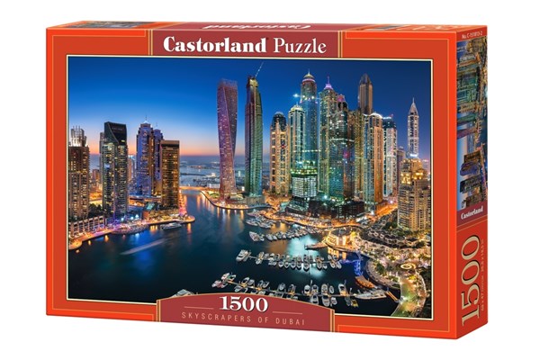 Castorland (C-151813) - "Wolkenkratzer von Dubai" - 1500 Teile Puzzle