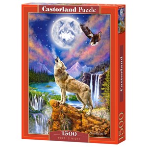 Castorland (C-151806) - "Mystisches Wolfsgeheul" - 1500 Teile Puzzle