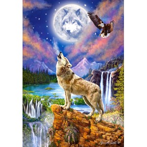 Castorland (C-151806) - "Mystisches Wolfsgeheul" - 1500 Teile Puzzle