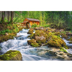Castorland (C-151783) - "Am reißenden Bach" - 1500 Teile Puzzle