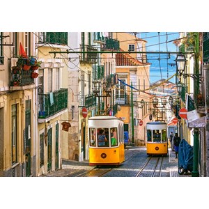 Castorland (C-104260) - "Lisbon Trams, Portugal" - 1000 Teile Puzzle