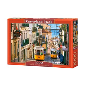 Castorland (C-104260) - "Lisbon Trams, Portugal" - 1000 Teile Puzzle